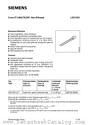 LSG3331-JO datasheet pdf Siemens