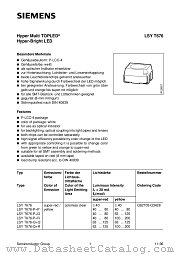 LSYT676-P+R datasheet pdf Siemens