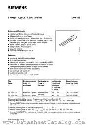 LU5351-GL datasheet pdf Siemens