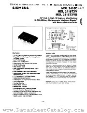 MDL2416C datasheet pdf Siemens