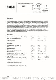 P390-E1 datasheet pdf Siemens