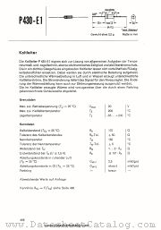 P430-E1 datasheet pdf Siemens