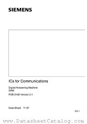 PSB2168 datasheet pdf Siemens