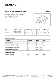BB515 datasheet pdf Siemens