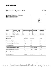 BB641 datasheet pdf Siemens