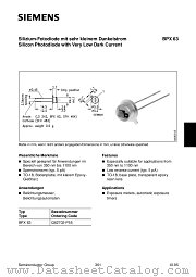 BPX63 datasheet pdf Siemens