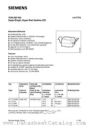 LHT774-KM datasheet pdf Siemens