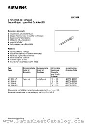 LH3364 datasheet pdf Siemens