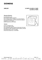 LSA670-HL datasheet pdf Siemens