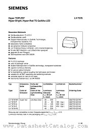 LHT676-P datasheet pdf Siemens