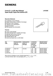 LH5424-QT datasheet pdf Siemens