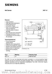 KSY14 datasheet pdf Siemens