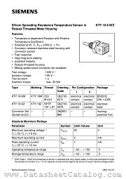 KTY19-6Z datasheet pdf Siemens