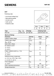 BUP202 datasheet pdf Siemens