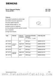 HD1107G datasheet pdf Siemens