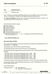 S178 datasheet pdf Siemens