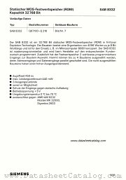 SAB8332 datasheet pdf Siemens