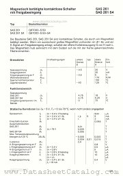 SAS261 datasheet pdf Siemens