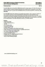 SDA0808B datasheet pdf Siemens