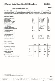 SDA2208-2 datasheet pdf Siemens