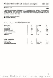 SDA2211 datasheet pdf Siemens