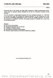 SDA3203 datasheet pdf Siemens