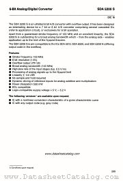 SDA5200S datasheet pdf Siemens