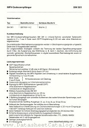 SM301 datasheet pdf Siemens