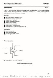 TCA1365 datasheet pdf Siemens