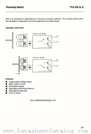 TCA205K datasheet pdf Siemens
