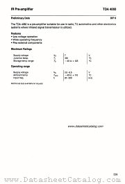 TDA4060 datasheet pdf Siemens