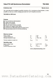 TDA6000 datasheet pdf Siemens