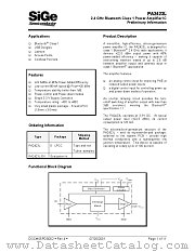 PA2423L datasheet pdf SiGe Semiconductor
