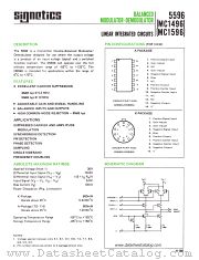 MC1496 datasheet pdf Signetics