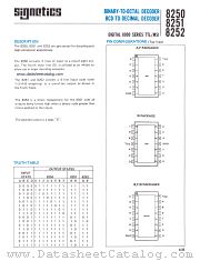 S8250A datasheet pdf Signetics