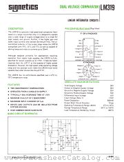 LM319H datasheet pdf Signetics