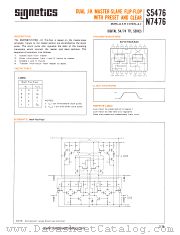 N7476F datasheet pdf Signetics