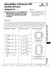 D123 datasheet pdf Siliconix
