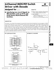 D129 datasheet pdf Siliconix