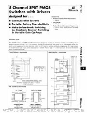 DG123 datasheet pdf Siliconix