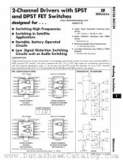DG126 datasheet pdf Siliconix