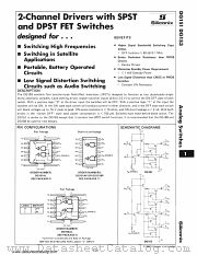 DG153 datasheet pdf Siliconix