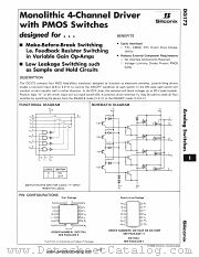 DG172 datasheet pdf Siliconix