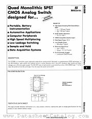 DG308 datasheet pdf Siliconix