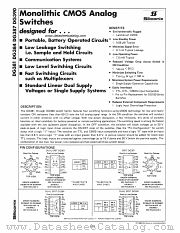 DG381 datasheet pdf Siliconix