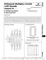 DG503 datasheet pdf Siliconix