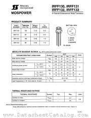 IRFF133 datasheet pdf Siliconix
