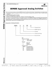BS9000 datasheet pdf Siliconix