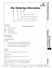 DIE ORDERING datasheet pdf Siliconix