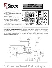SP6137LED datasheet pdf Sipex Corporation